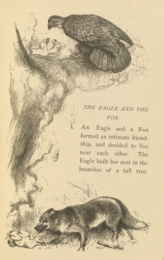 Harrison Weir - Eagle and the Fox